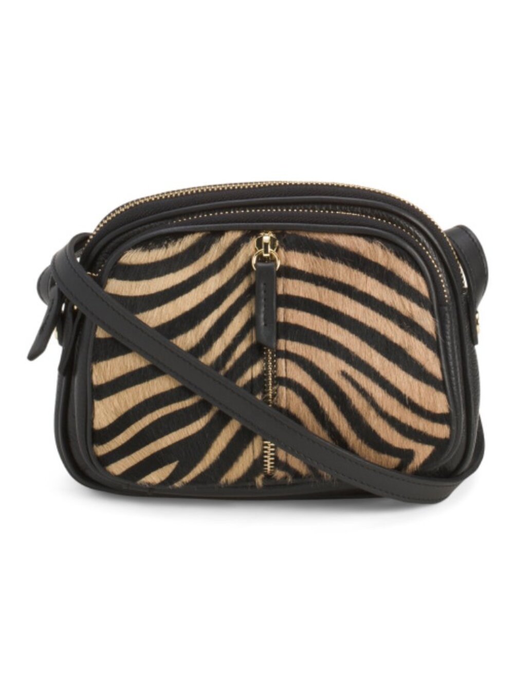 VALENTINA Made In Italy Leather Small Multi-compartment Crossbody
